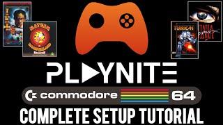 Playnite Frontend: Commodore 64 Retroarch Setup Guide #playnite #emulator #frontend