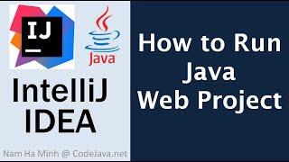 How to Run Java Web Project in IntelliJ IDEA