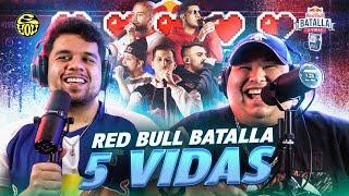 ESTE FORMATO ES GENIAAAAL! - Reaccionamos a 5 VIDAS (2da edición) - Red Bull Batalla - EYOU TV