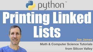 Python: Printing a Linked List