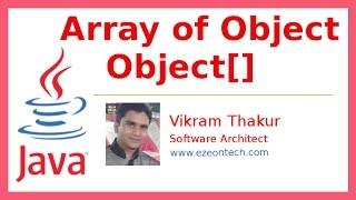 20 - Object Array In Java - Java Training By eZeon