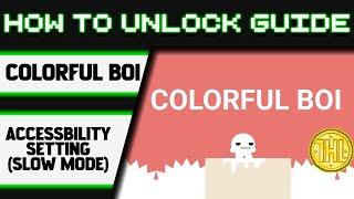 Colorful Boi 100% Accessibility Settings Guide