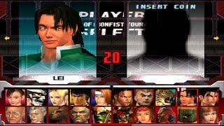 Tekken 3 - Lei Wulong Arcade Mode Playthrough (HD)