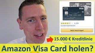 Amazon Visa Card mit 15.000 € Kreditlinie?