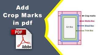 How to add crop marks to a pdf using Adobe Acrobat Pro DC