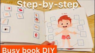 How to make your own busy book for toddler/ diy Binder book /