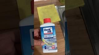 Cleaning dishwasher with denkmit #berlin #cleaning #dishwashers #dm #bestproducts #cleaningtips