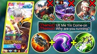 YIN OFFLANE CAN DESTROY ANY META | YIN SIDELANE BEST BUILD & EMBLEM | MOBILE LEGENDS