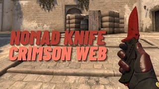  Nomad Knife Crimson Web | CSGO Skin Showcase