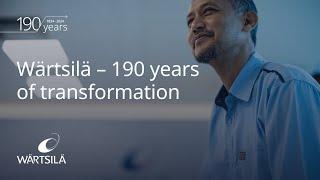 190 years of transformation | Wärtsilä