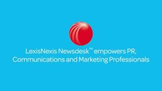 LexisNexis Newsdesk for Higher Ed Communications, PR & Marketing