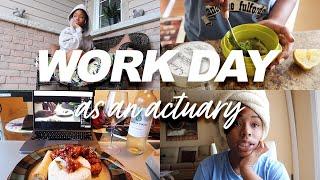 WORK DAY IN MY LIFE AS AN ACTUARY (intern): balancing a 9-5 + side hustles, life & stress