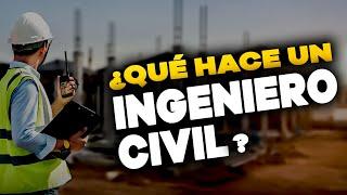  10 FUNCIONES que hace INGENIERO CIVIL ‍