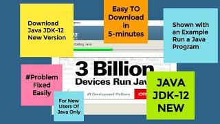 How to download(Install) JAVA JDK-12(New Version) installation process on Windows 10 | set path |