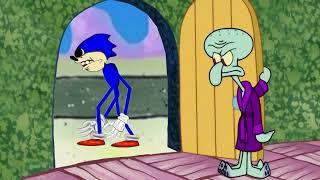 Squidward kicks out Sonic Dr Livesey Walk of his house