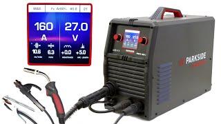 PARKSIDE Performance 6 in 1 Welding Machine PMPS 200 A1 (MAG, MIG P, MIG DP, TIG, MMA & Cored Wire)