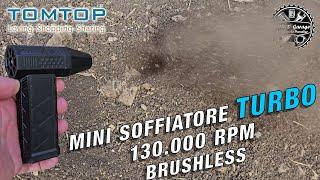 SOLO 24 € Geevorks Mini Soffiatore TURBO JET da 130.000 RPM by TOMTOP