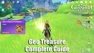 Genshin Impact - Geo Treasure Compass Complete Guide - Reputation Level 6 Showcase