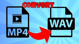 how to convert mp4 to wav