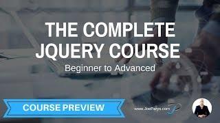 The Complete jQuery Course From Beginner To Advanced Free Preview Video