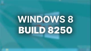 Windows 8 Preview Build 8250 - Installation and Overview