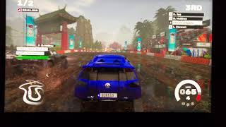 DIRT 5 running on SERIES-X on SAMSUNG 8K QN900A..