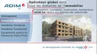 ADIM EST - le développement immobililer de VINCI Construction France