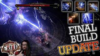 Railgun Clip Stacking Shockburst Witchhunter | FINAL Endgame Update lvl 93 | Path of Exile 2