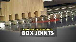 Leigh RTJ400 Router Table Dovetail Jig - Box Joints