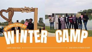 Winter camping  | With friends | New Year holiday in uae  |fresh start of 2025|Love Lake#uaevlog