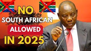 10 Countries Where South Africans Are NOT Welcome in 2025!