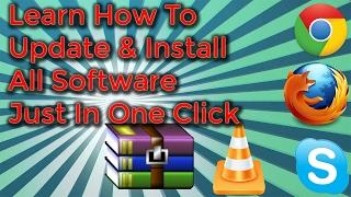 Learn How To Update & Install All Software Just In One Click | Step By Step |