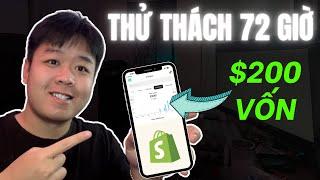 Thử thách 72 Giờ Dropship (Vốn $200)