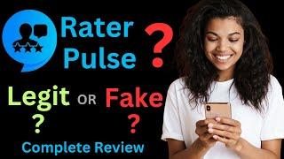 Complete Review of RaterPulse. Fake or Real? raterpulse.com withdrawal problem. rater pulse .com