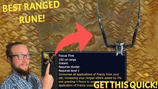 BEST RANGED RUNE! Focus Fire FOUND Season of Discovery World of Warcraft