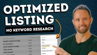 How to Create an Amazon Listing Without Doing Keyword Research