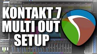 How To Setup Kontakt 7 Multi-Out In Reaper