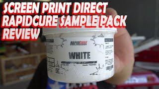 Quick review on the Rapid Cure ink from Screen Print Direct