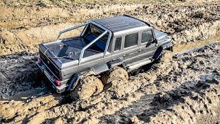Mercedes TRX6 попал в грязевую ловушку