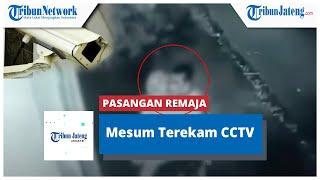 Viral Pasangan Remaja Mesum di Motor Terekam CCTV