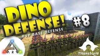 ARK PVP Building TIPS #8 - Dino Defense! [Titanshield Gaming]