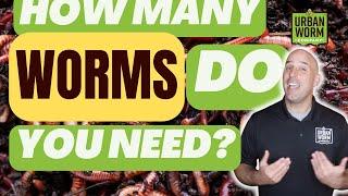 How Many Worms Do You Actually Need for Your Worm Farm?