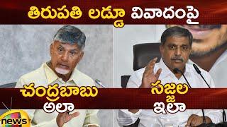 CM Chandrababu And Sajjala Ramakrishna Reddy Comments On Tirupati Laddu Issue | TTD | AP Politics