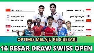 JADWAL 16 BESAR SWISS OPEN 2025 #swissopen2025