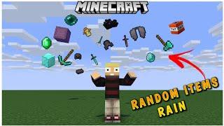 Minecraft, But Random Items Rain|Minecraft Mods|Mr SASI|