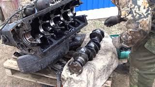 трактор ЮМЗ 6\/снял коленвал\/проблемы///tractor YUMZ 6\ / removed the crankshaft\ / problems