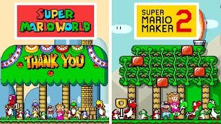 Super Mario World FULL GAME Recreated in Super Mario Maker 2