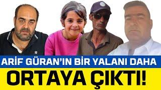 ARİF GÜRAN'IN BİR YALANI DAHA ORTAYA ÇIKTI! MUTLU KAYA "BAŞARDIM" DİYE HAYKIRDI!