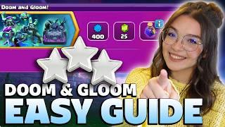 EASY 3-Star Guide: Doom & Gloom Challenge in CoC!