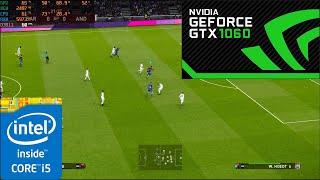 i5 4460s GTX 1060 3GB PES 2021 update